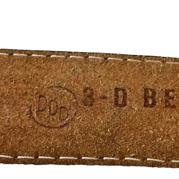 3D DDD 3-D Mens Tooled 1/2" Genuine Leather Floral Western Rustic Brown sz 48 - Picture 16 of 16